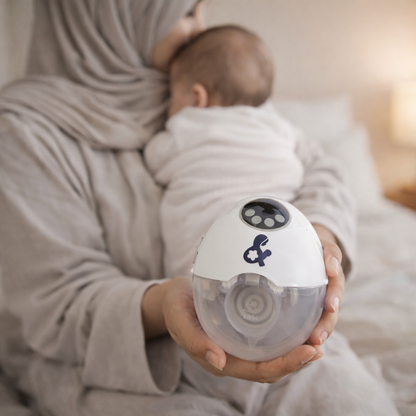 Single hands-free breast pump
